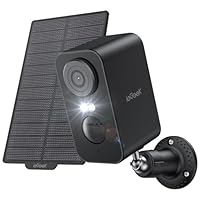 ieGeek無線防犯カメラ ソーラーパネル付き Amazon.co.jp: 【最大500万高画素 ・遠距離も超精細・永久に無料